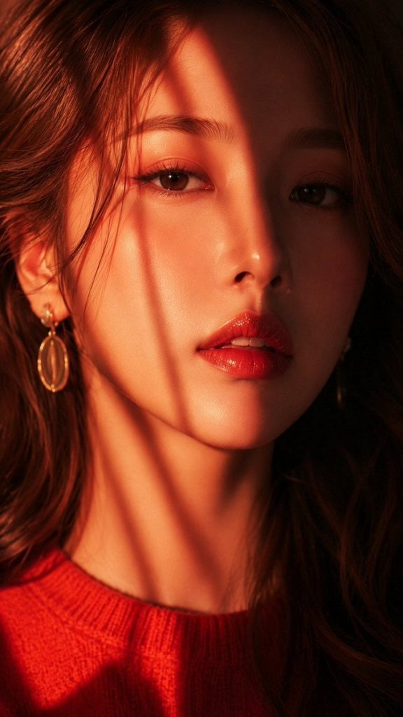 高分辨率女性特写照片 1