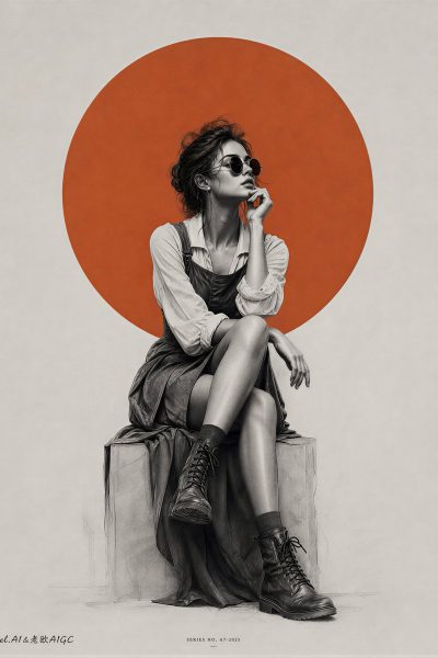 ultra-premium contemporary fashion-art poster