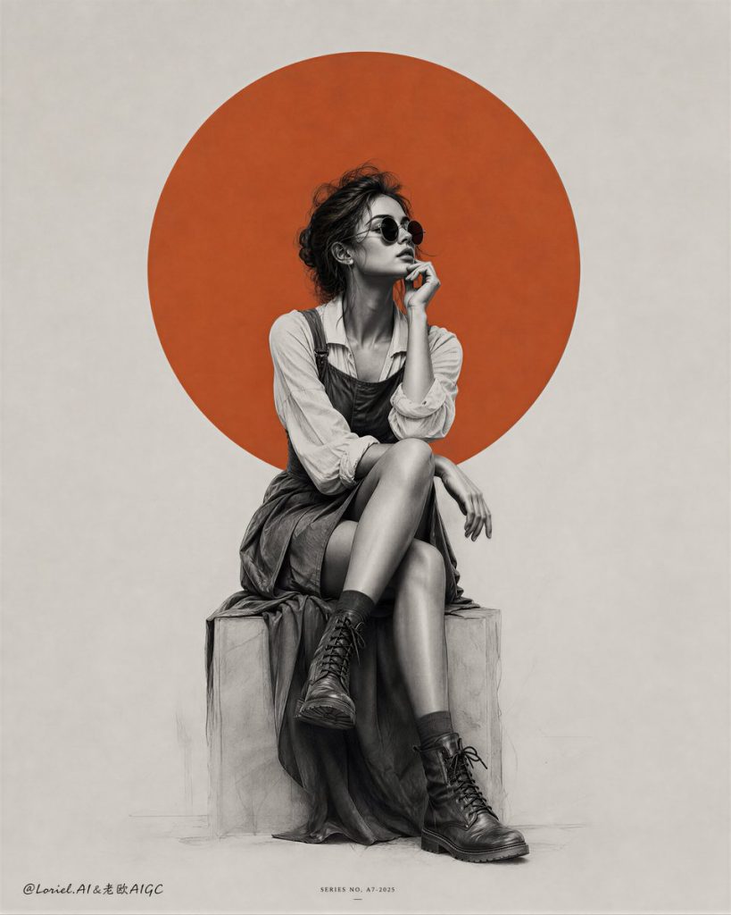 ultra-premium contemporary fashion-art poster 1